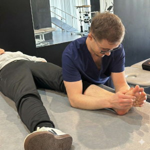 Foto sessão de fisioterapia